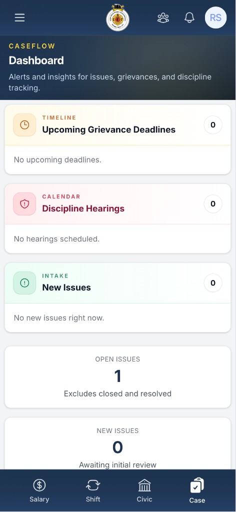 Case Flow on mobile
